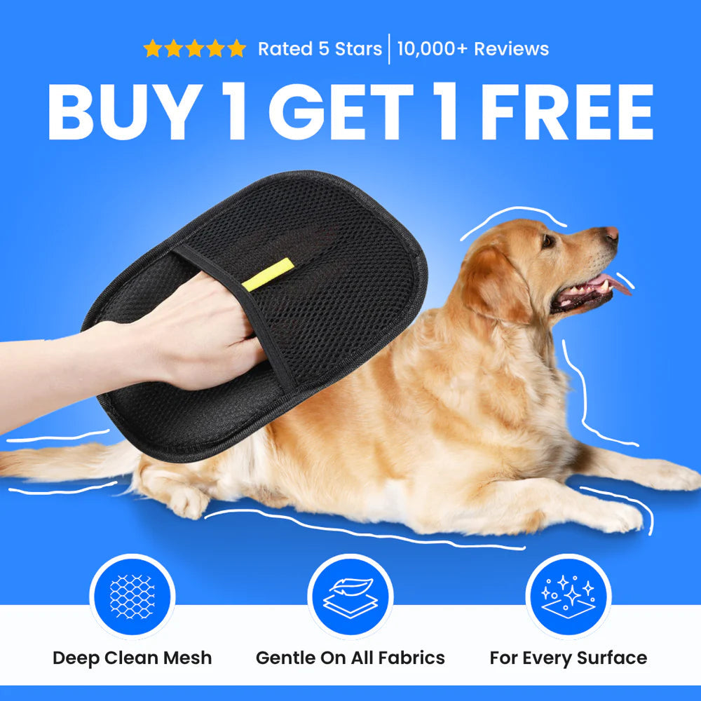 Reusable Pet Hair Remover Glove – Grooming & Cleaning Tool