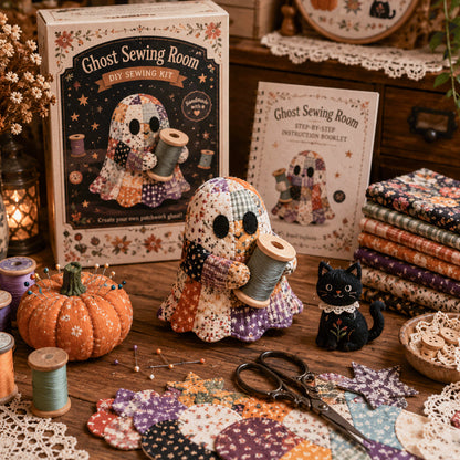 🔥 Limited-Time 36% Off — 👻 Stitch a Little Halloween Magic | Cozy Ghost DIY Kit