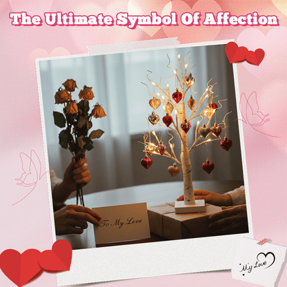 ⏰Last 4 hours Sale: Save 49% - ❤️Romantic Heart-Shaped Birch Tree Lamp