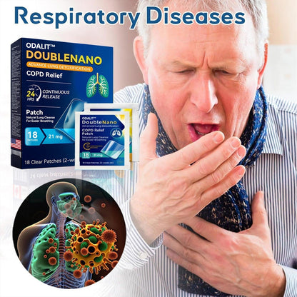 ✅ODALIT™ DoubleNano COPD Relief Patch (💝 Cough, wheezing, shortness of breath, sputum, stuffy nose, bronchitis, bronchitis, allergy symptoms, lung discomfort)