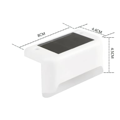 🔥HOT SALE 49% OFF 🎁LED Solar Lamp Path Staircase Outdoor Waterproof Wall Light