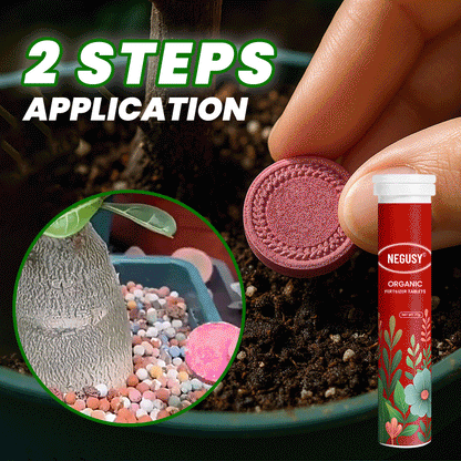 🌱All-in-One Nutrient Boost | NEGUSY® Organic Fertilizer Tablets- Slow Release Plant Food for 60 Days⭐️