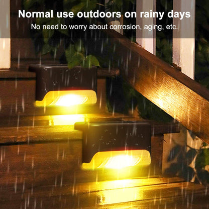 🔥HOT SALE 49% OFF 🎁LED Solar Lamp Path Staircase Outdoor Waterproof Wall Light