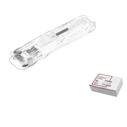✨Portable Binder Clip Stapler - Includes 50 reusable clips