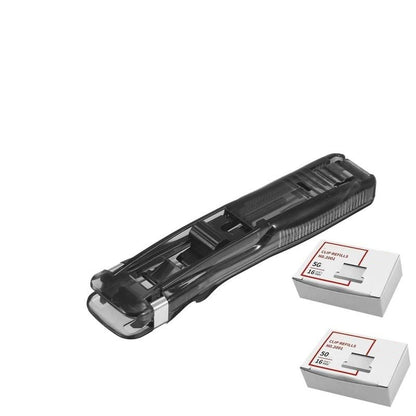 ✨Portable Binder Clip Stapler - Includes 50 reusable clips