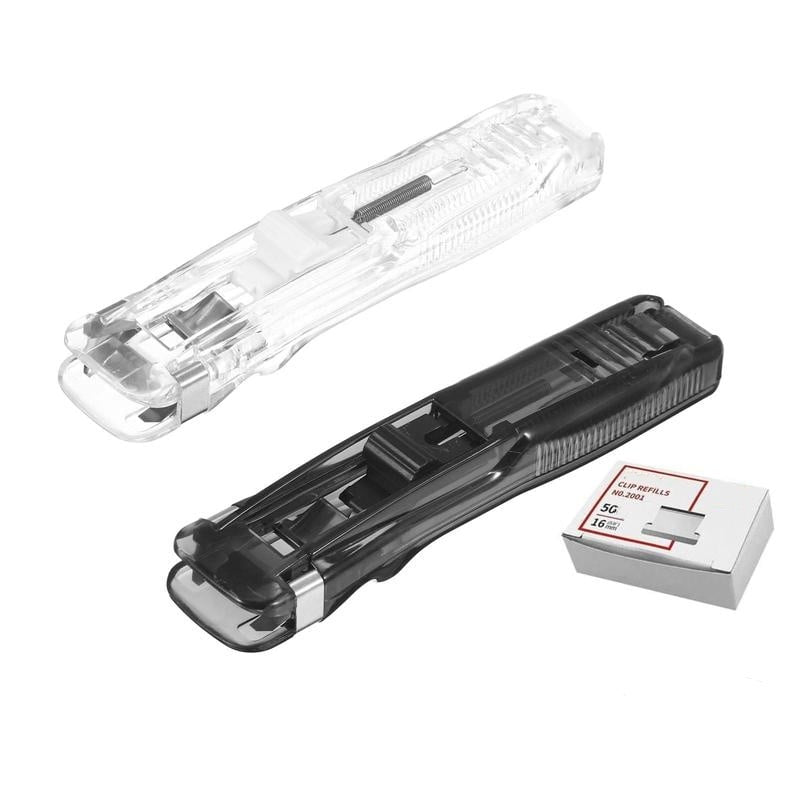 ✨Portable Binder Clip Stapler - Includes 50 reusable clips