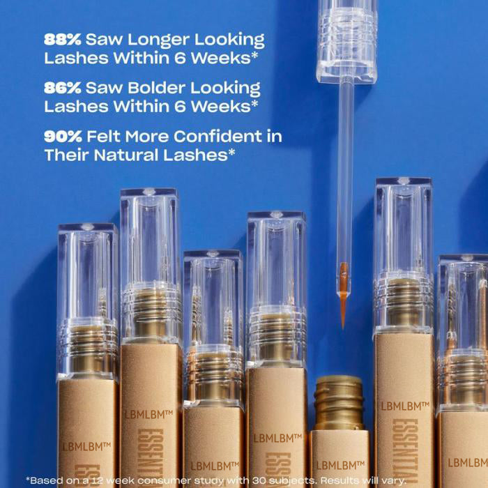 Essential Lash Serum, Longer Looking Eyelashes, Advanced Lash Enhancing Treatment with Biotin & Amino Acids for Natural Lashes & Lash Extensions, Vegan & Cruelty-Free