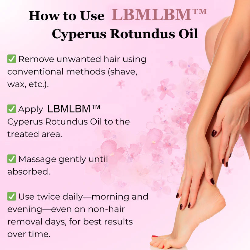✨LBMLBM™ Cyperus Rotundus Oil:🎁 The Ultimate Natural Solution for Smooth, Healthy Skin