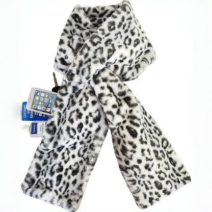 Winter Special Big Promotion Save 49%🔥Faux Fur Pull-Through Scarf with Zipper Pocket