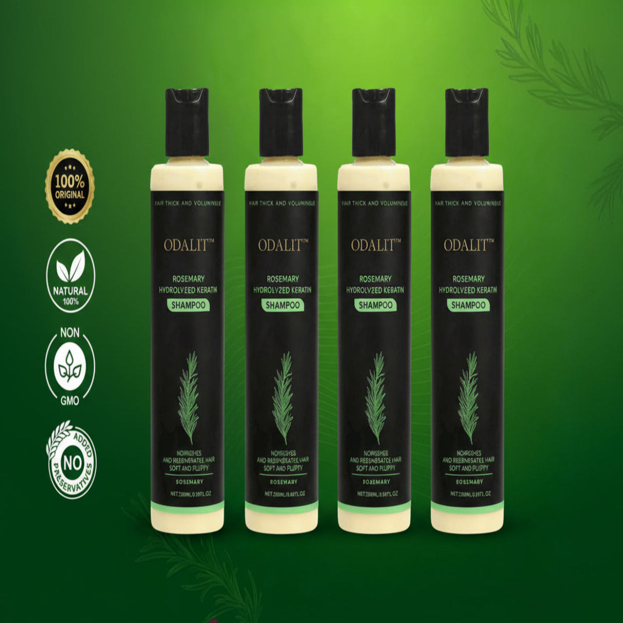 ⭐Get beautiful hair in a week-ODALIT™ Rosemary Hydrolyzed Keratin Shampoo🎁