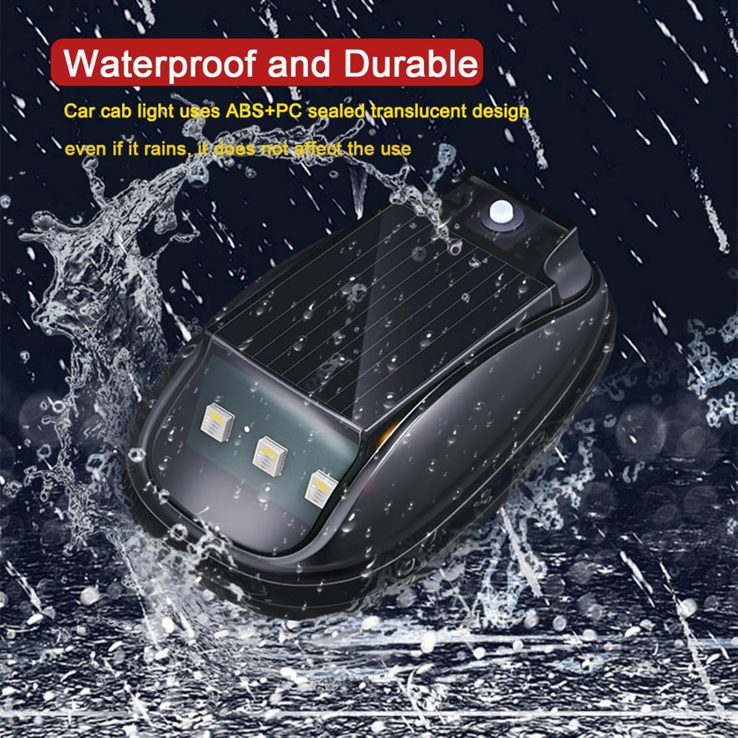 🏆Flash Sale⚡ 50K+ SOLD!🔥Solar-powered RGB strobe light on car roof with remote control💡