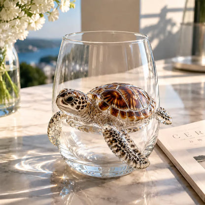 🌊44% OFF – 🔥Artisanal Blue-Ringed Octopus Glass