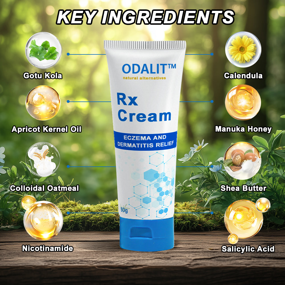 ODALIT™  OatCalm Skin Repair Cream Rx(Relieves eczema, itching , dermatitis, psoriasis, skin allergies,  pigmentation, dry skin, and other common skin issues)