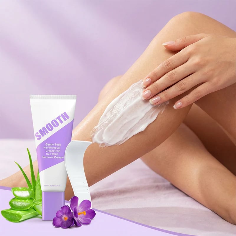 Herbal Hair Removal Cream — Gentle, Fast & Smooth Skin for Face & Body