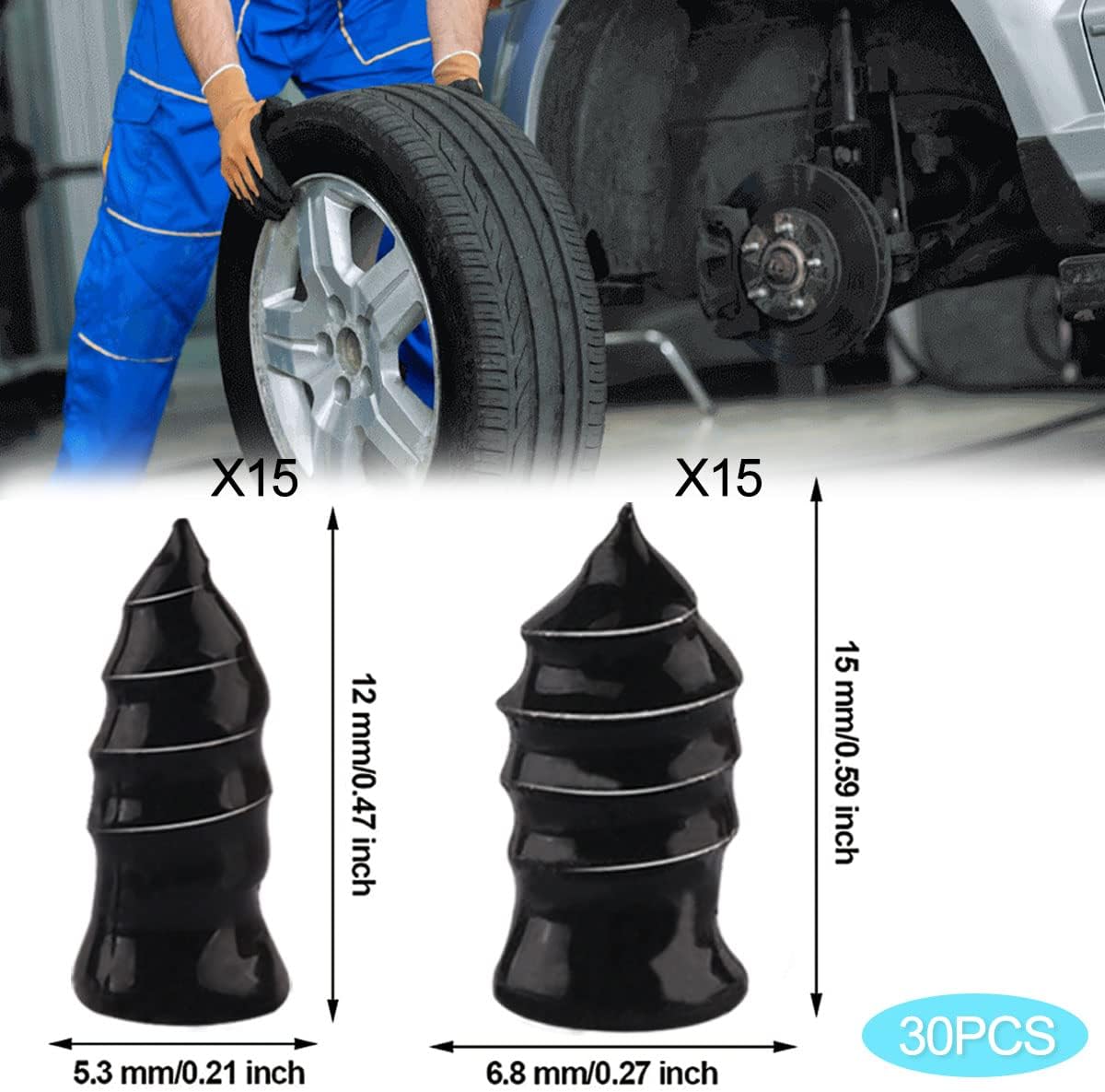 🏆New Year 49% OFF - ✨ Instant Tire Plug Repair Kit 🚚BUY MORE SAVE MORE