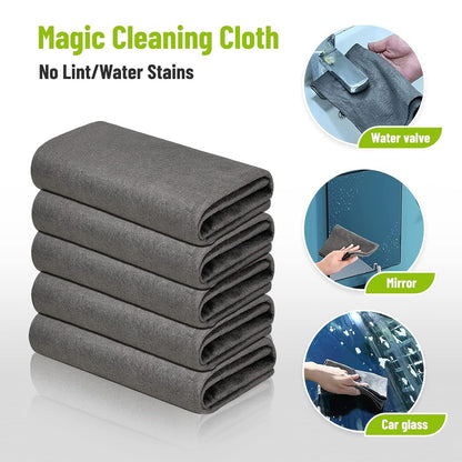 🔥Last Day 49% OFF-10 Oil Absorbing Magic Cloth, Reuseable Thickened Streak Free Magic Cleaning Wipes