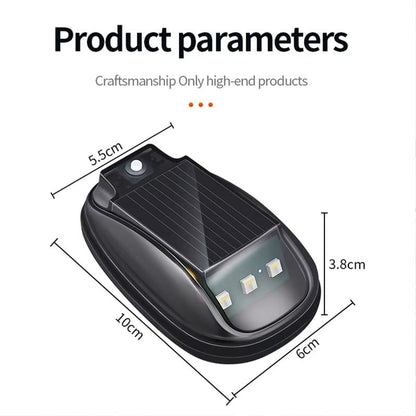 🏆Flash Sale⚡ 50K+ SOLD!🔥Solar-powered RGB strobe light on car roof with remote control💡
