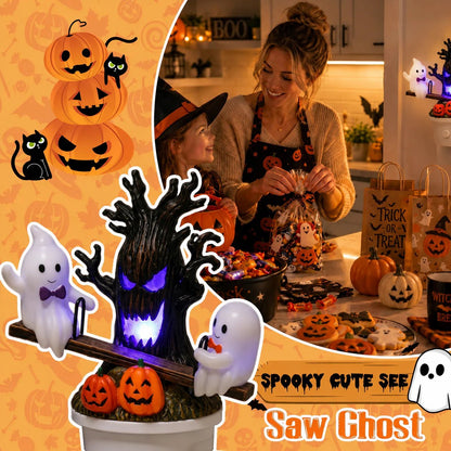 🔥HOT SALE 46% OFF-🎃👻Animated Seesaw Ghost Plug In LED Night Light