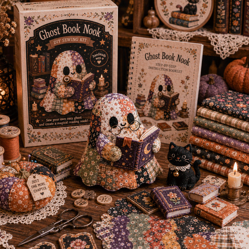 🔥 Limited-Time 36% Off — 👻 Stitch a Little Halloween Magic | Cozy Ghost DIY Kit