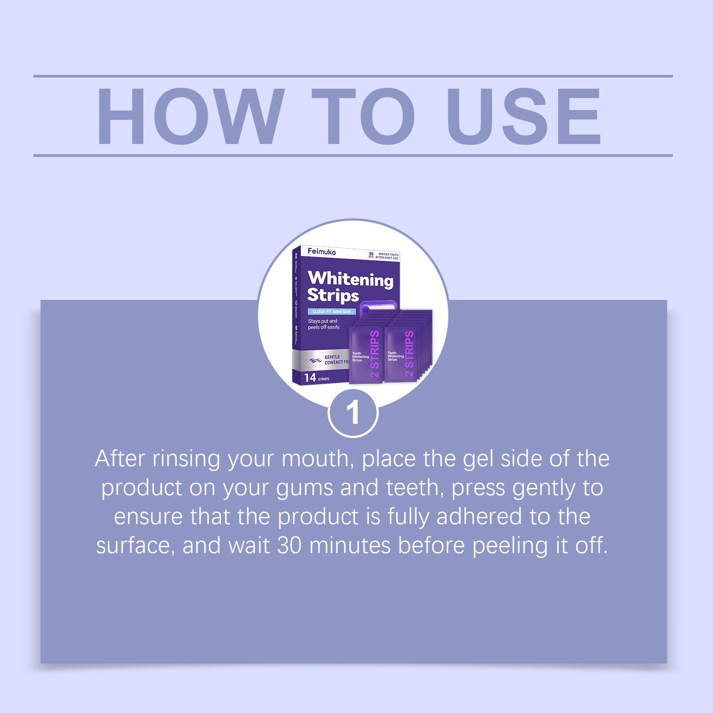 🦷 Whitening Strips: Brighter Smile in 30 Mins💜