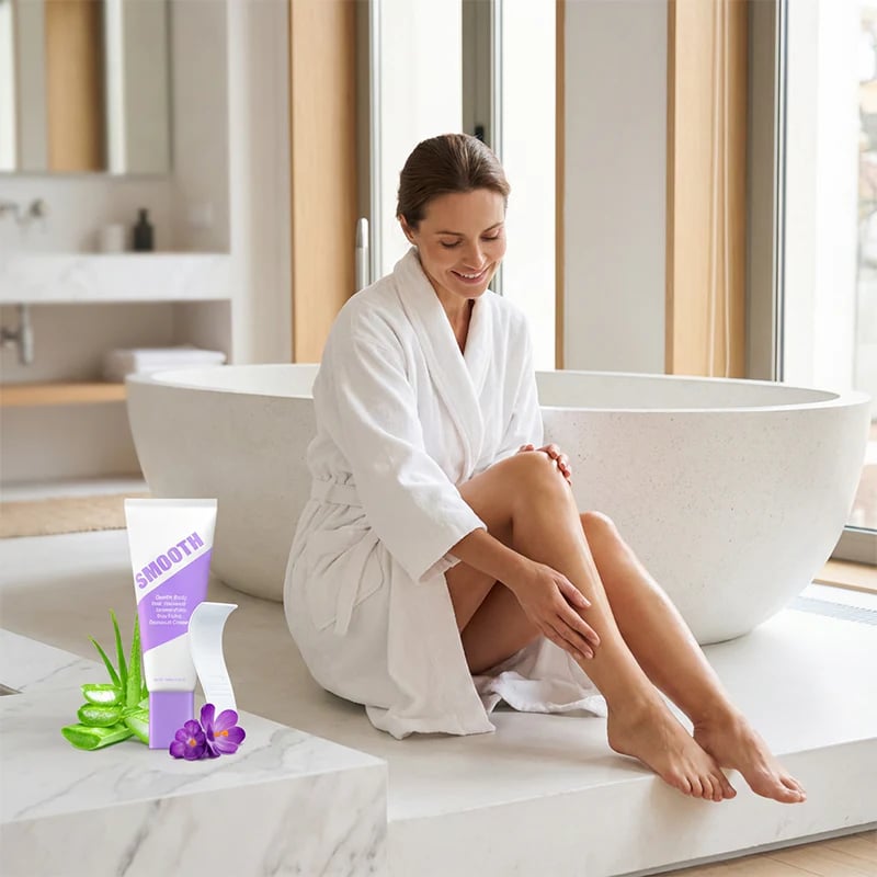 Herbal Hair Removal Cream — Gentle, Fast & Smooth Skin for Face & Body