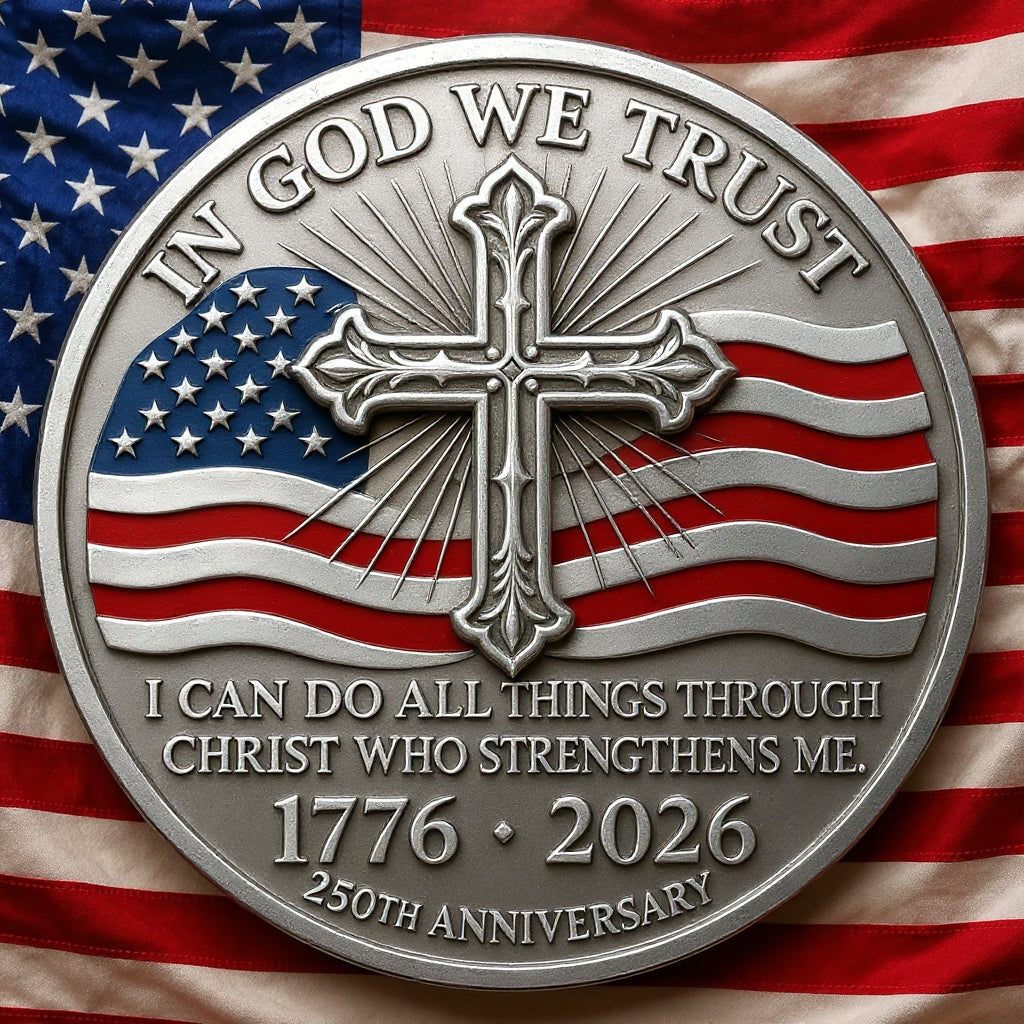 ✝️✨ 250th Anniversary Limited Edition🪙-“In God We Trust”