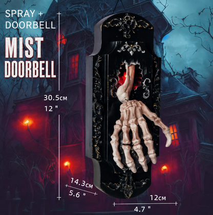 👻 Haunted Skeleton Hand Doorbell – Touch & Motion Activated Halloween Scare Decoration