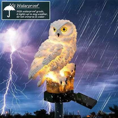 🦉 The Adorable Solar Owl That Lights Up Your Garden After Sunset