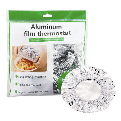 🏠Reusable Aluminum Foil Food Covers – Keep Meals Warm & Fresh