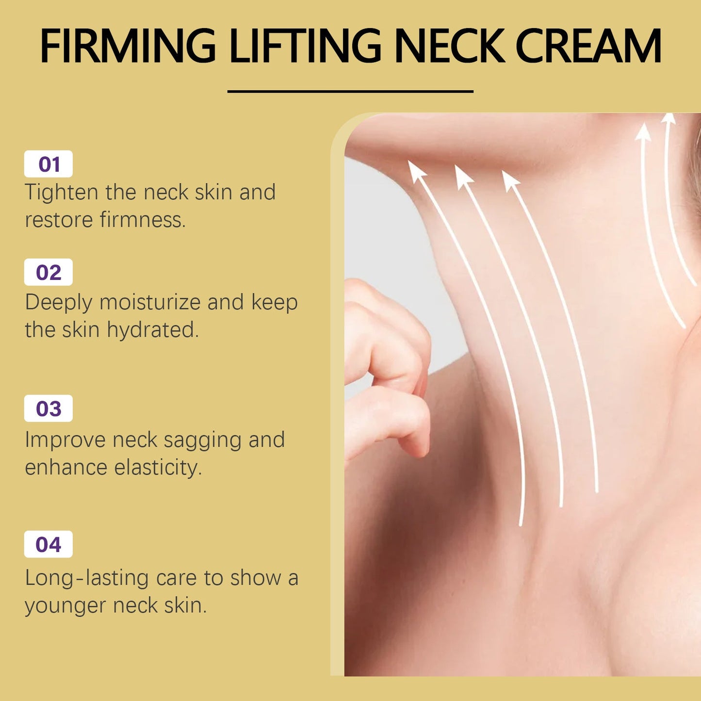 Light Eye Massage Cream with Caffeine & Hyaluronic Acid for Dark Circles Firming Fine Lines Hydrating Moisturizing Radiant Skin Care with Red Light Micro-Vibration Head