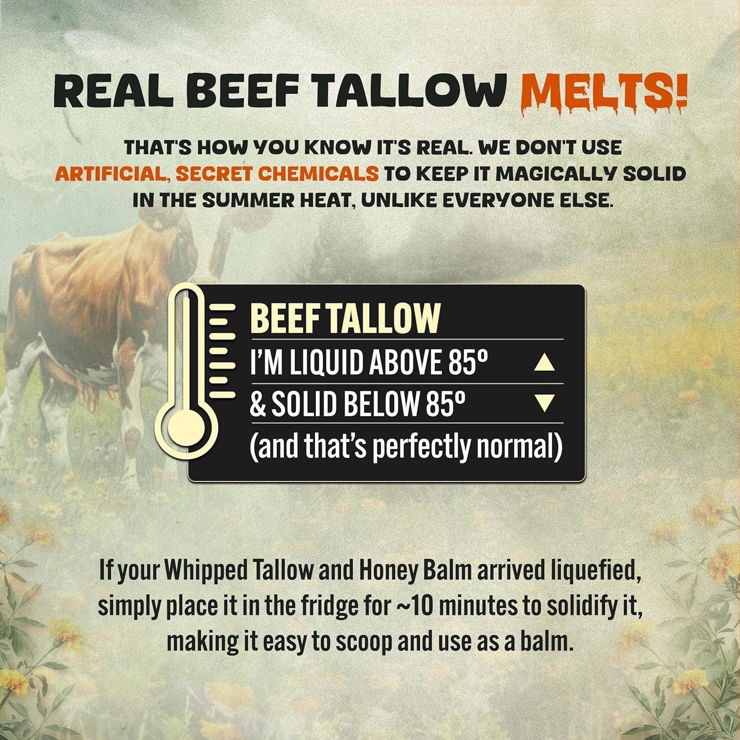 VILEGOODS! Whipped Beef Tallow & Manuka Honey Organic Nourishing Face Cream Moisturizer Body Lotion Skin Care Lip Balm Hydrating Moisturizing 100% Natural ingredients-Oil
