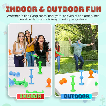 Seurico™ Suction Cup Dart Game – Family-Friendly Fun for Any Setting