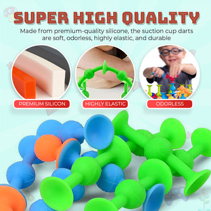Seurico™ Suction Cup Dart Game – Family-Friendly Fun for Any Setting