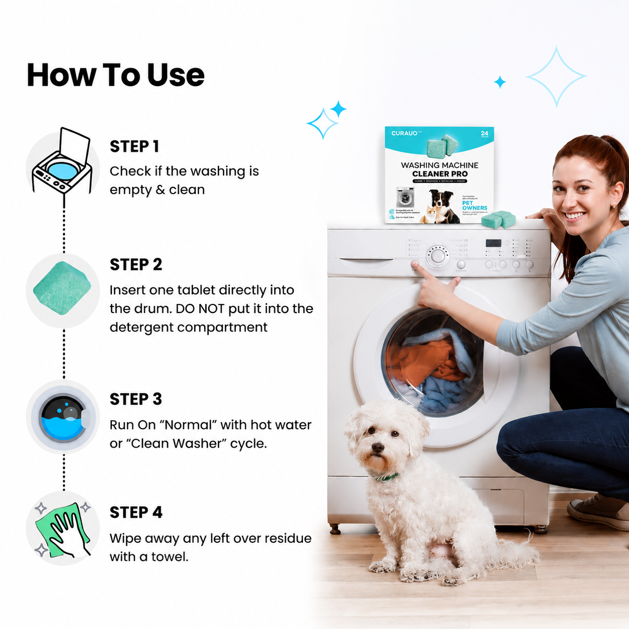 CURAUO™ Washing Machine Cleaner