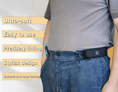 Metal Hook Tactical Elastic Belt