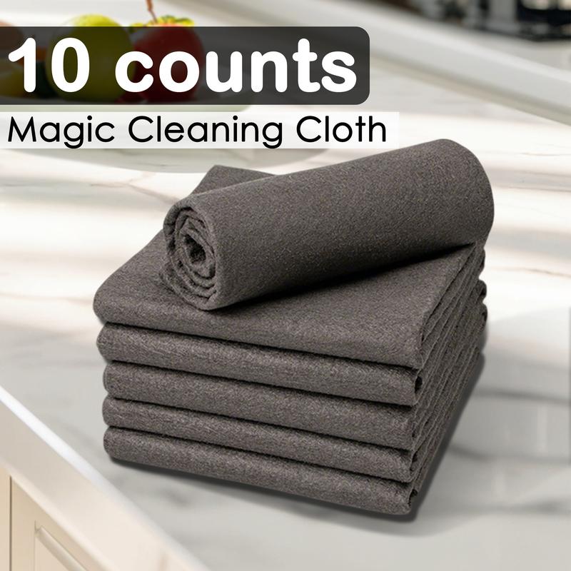 🔥Last Day 49% OFF-10 Oil Absorbing Magic Cloth, Reuseable Thickened Streak Free Magic Cleaning Wipes