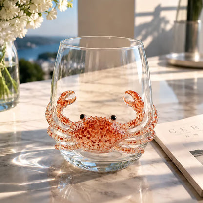 🌊44% OFF – 🔥Artisanal Blue-Ringed Octopus Glass