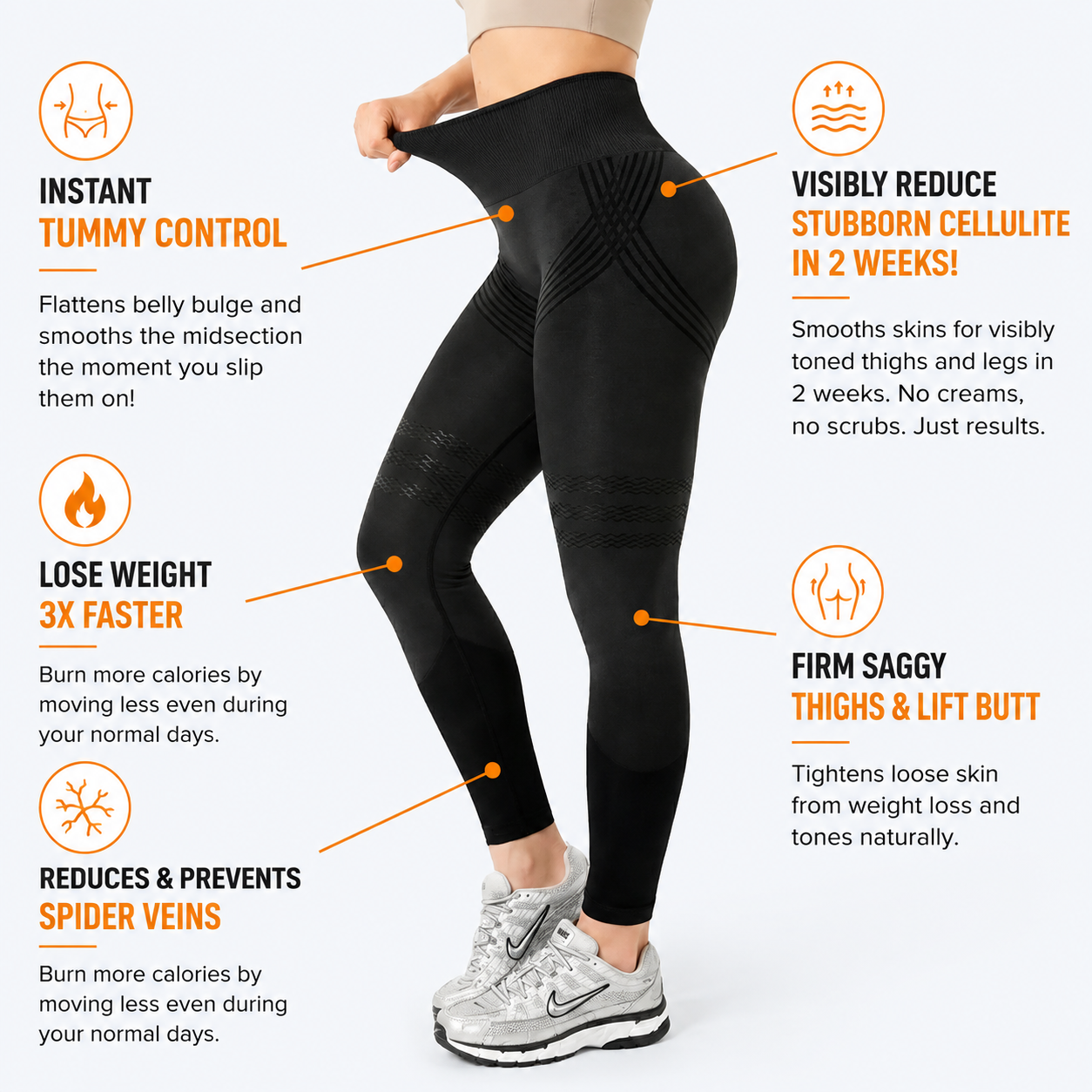 🔥 50% OFF TODAY | High-Waisted Butt-Lifting Leggings