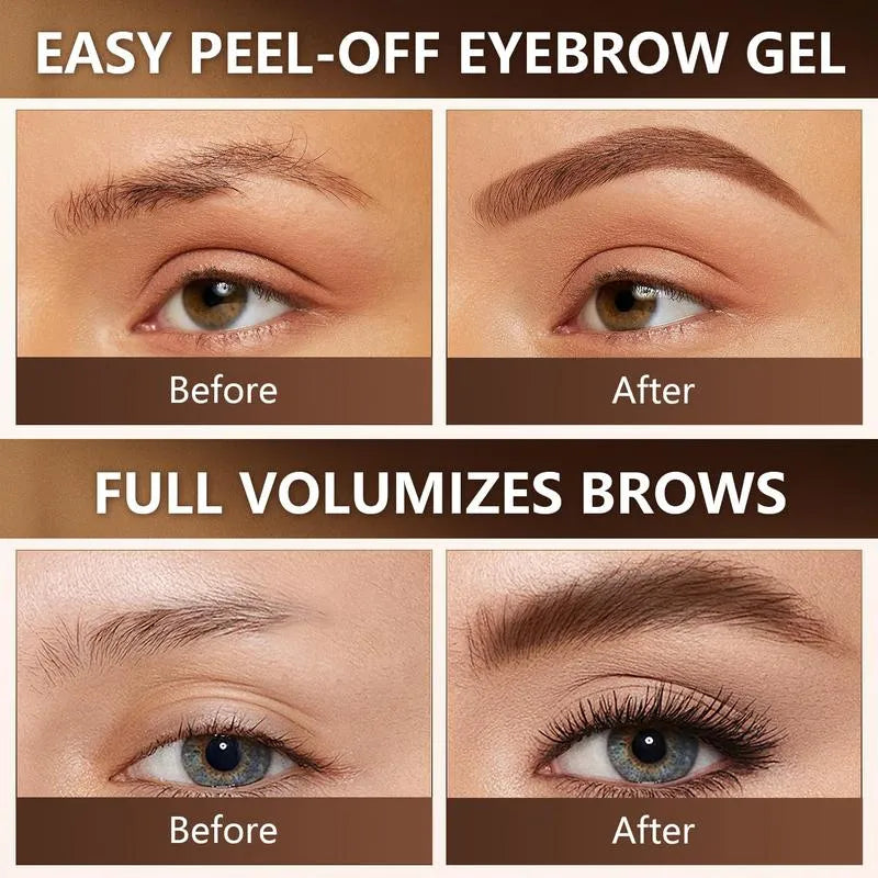Easy Peel-Off Eyebrow Gel- Waterproof & Sweatproof