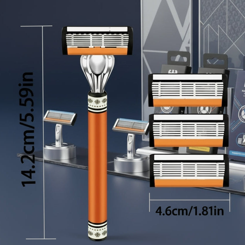 🎉New Year Series Hot Sale 49% Off🔥Gillette Fusion 24/48Pcs Men's Razor Blade Replacement with Handle