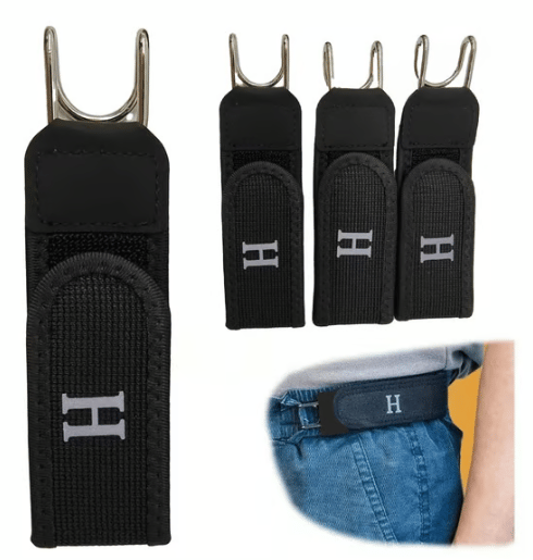 Metal Hook Tactical Elastic Belt