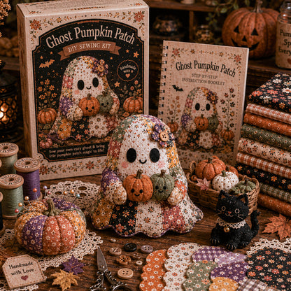🔥 Limited-Time 36% Off — 👻 Stitch a Little Halloween Magic | Cozy Ghost DIY Kit