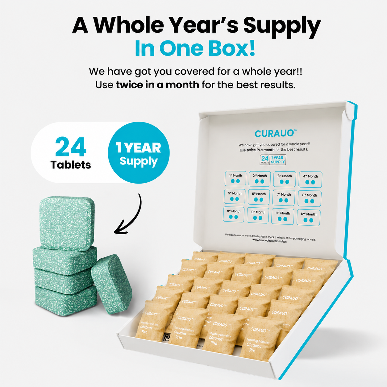 CURAUO™ Washing Machine Cleaner