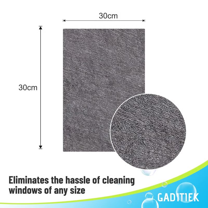 🔥Last Day 49% OFF-10 Oil Absorbing Magic Cloth, Reuseable Thickened Streak Free Magic Cleaning Wipes