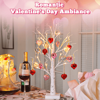 ⏰Last 4 hours Sale: Save 49% - ❤️Romantic Heart-Shaped Birch Tree Lamp