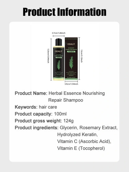 ⭐Get beautiful hair in a week-ODALIT™ Rosemary Hydrolyzed Keratin Shampoo🎁