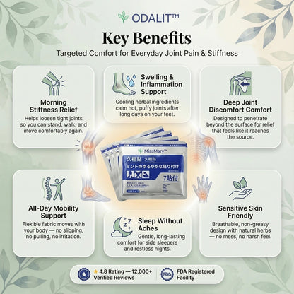 Targeted Pain Relief Patch –ODALIT™ Japanese Herbal Patch