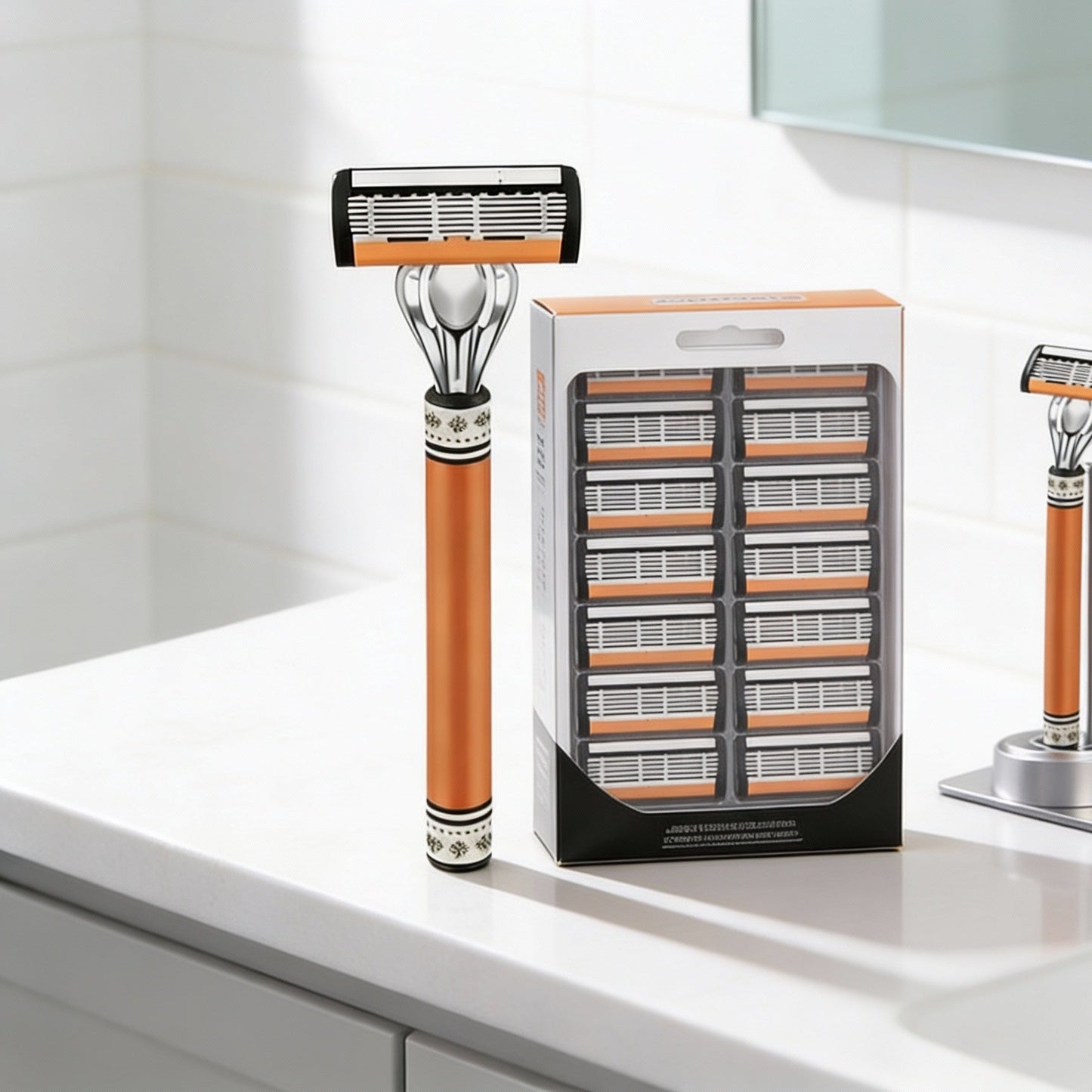 🎉New Year Series Hot Sale 49% Off🔥Gillette Fusion 24/48Pcs Men's Razor Blade Replacement with Handle