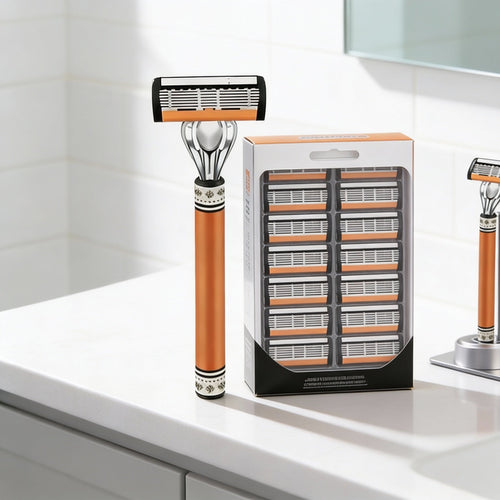 🎉New Year Series Hot Sale 49% Off🔥Gillette Fusion 24/48Pcs Men's Razor Blade Replacement with Handle