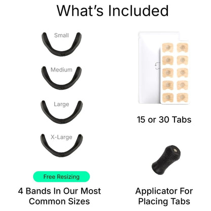 Anti-Snore Nose Clip and Intake Breathing Magnetic Nasal Strip Starter Kit